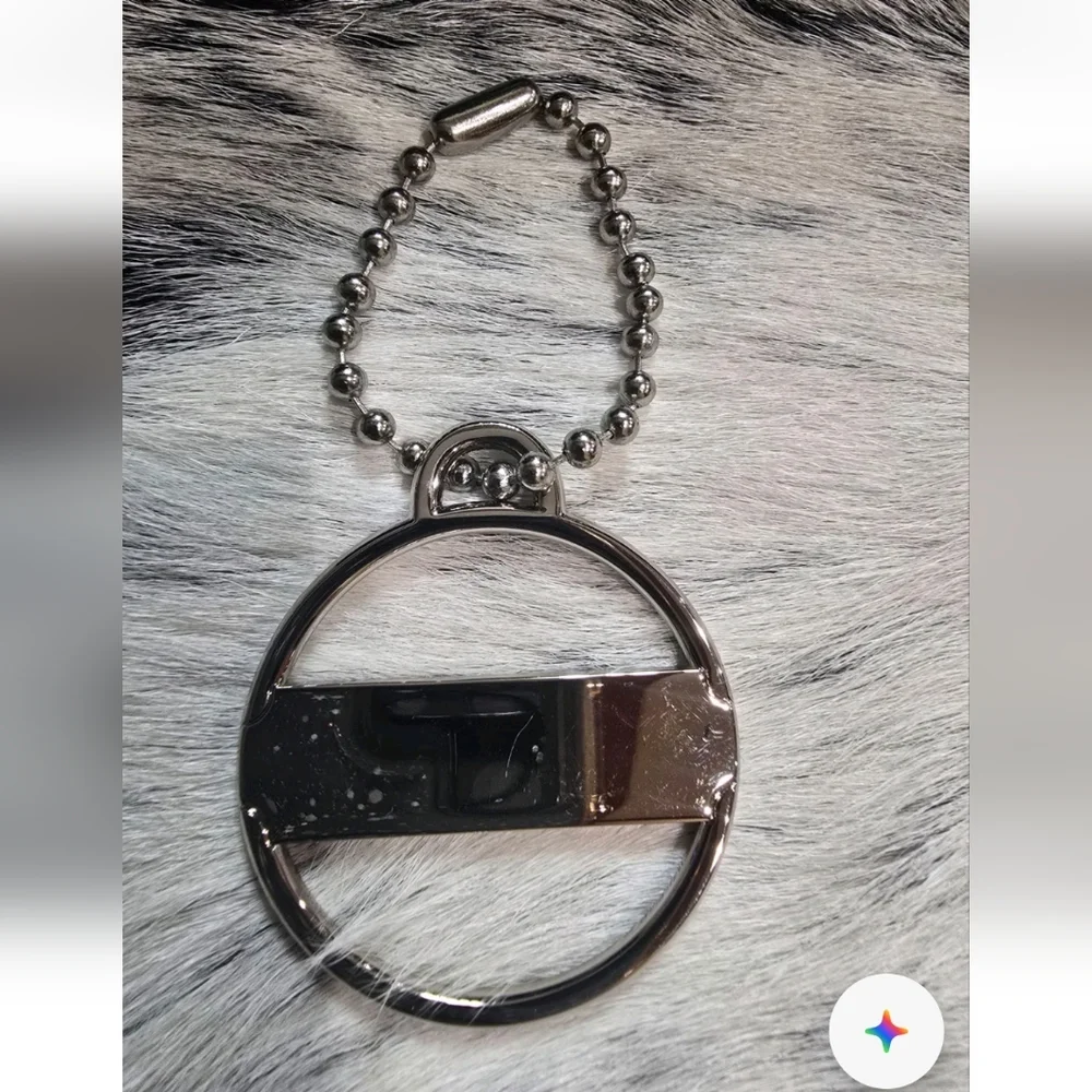 Coach Orange and Silver Keychain - Picture 2 of 2